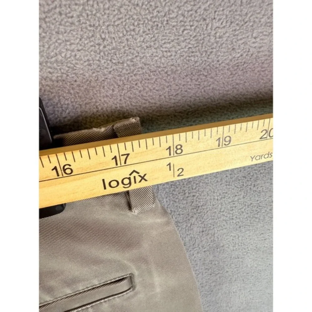 Brooks Brothers‎ Pants Mens 35x30 Green Flat Front Advantage Chino Clark Dress
